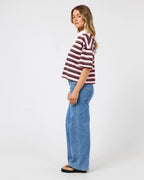allabouteve Harri Stripe Rugby Top