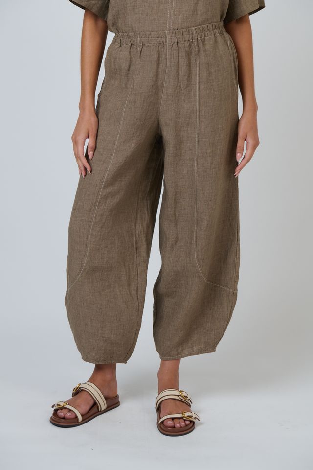 Naturals Balloon Linen Pants - GA714
