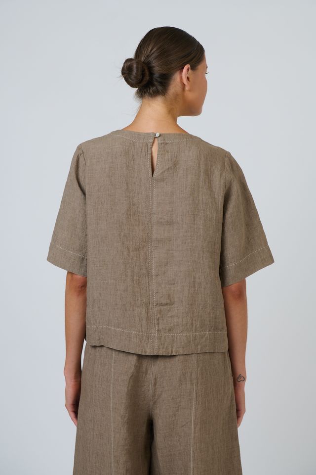 Naturals Linen Top - GA724A