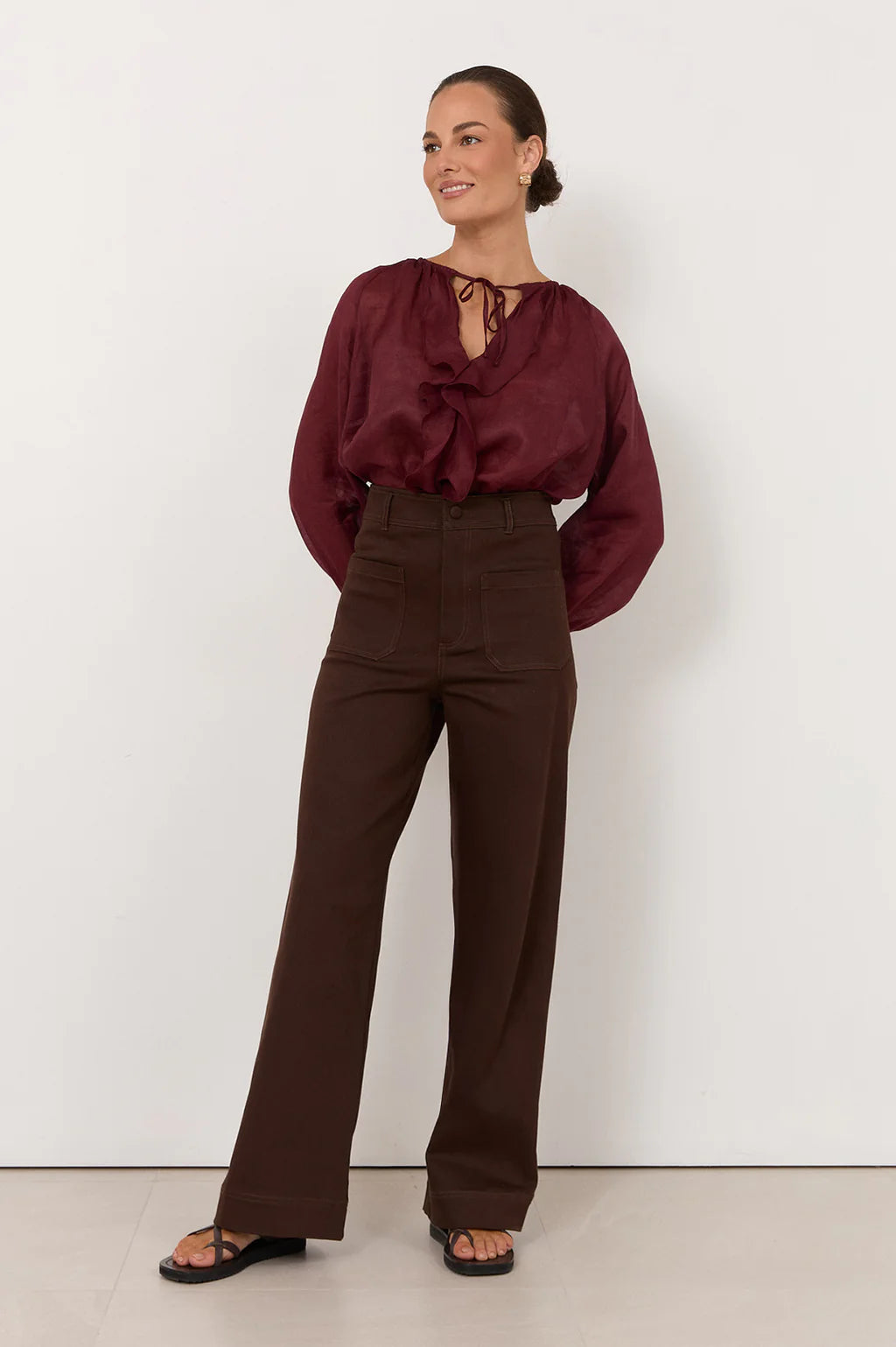 Adorne Lucy Patch Pocket Denim Pant