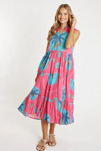 Lulalife Anaya Tiered Midi Dress