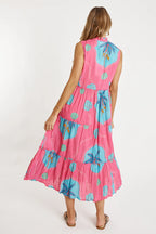 Lulalife Anaya Tiered Midi Dress