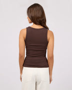 Silent Theory Luxe Rib Vee Tank