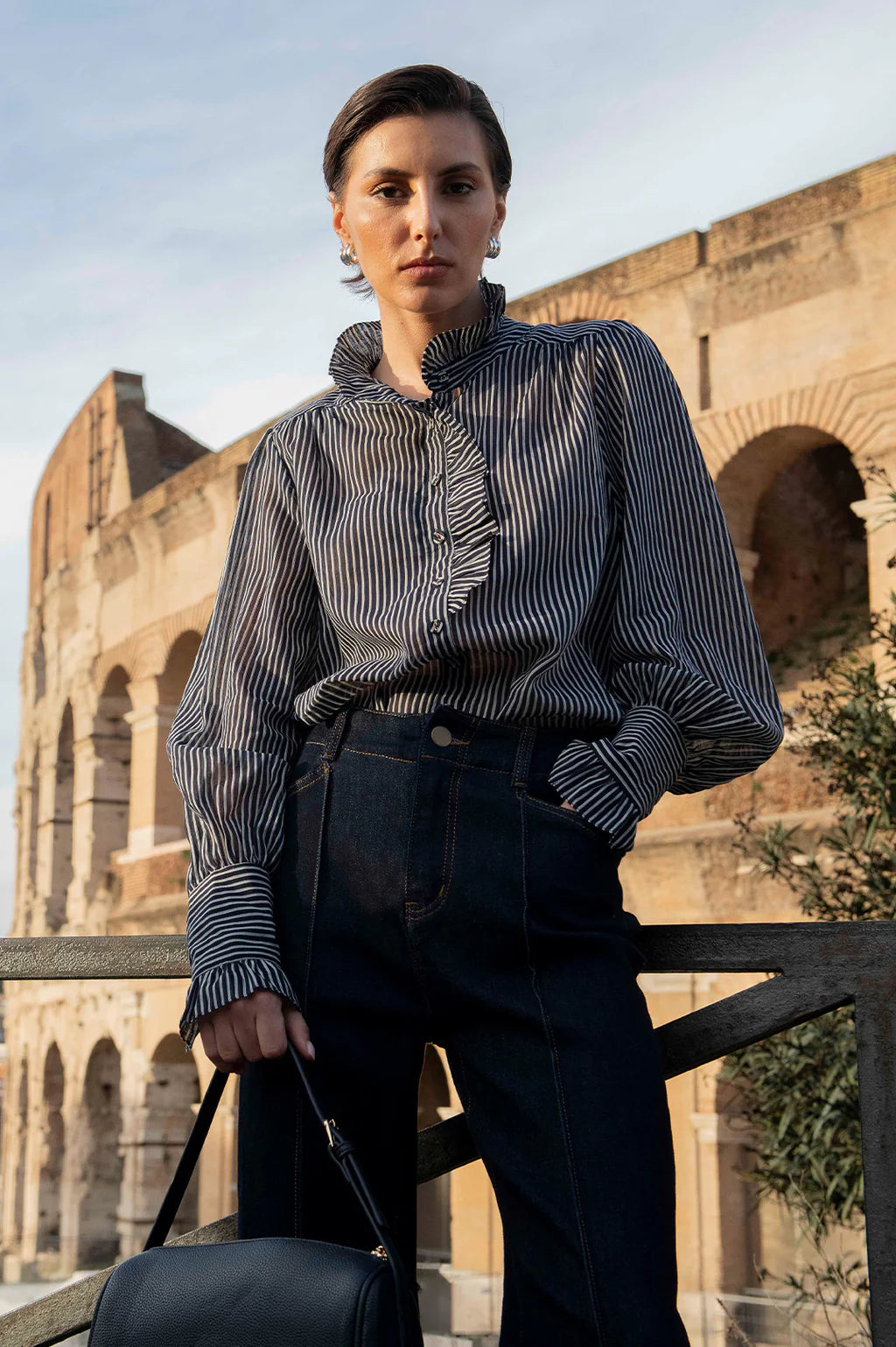 Adrone Maeve Stripe Shirt