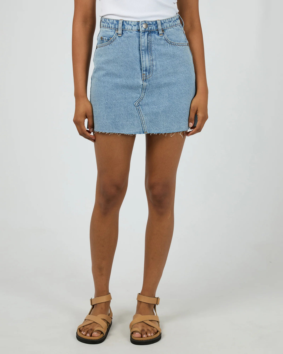 allabouteve Margot Denim Skirt