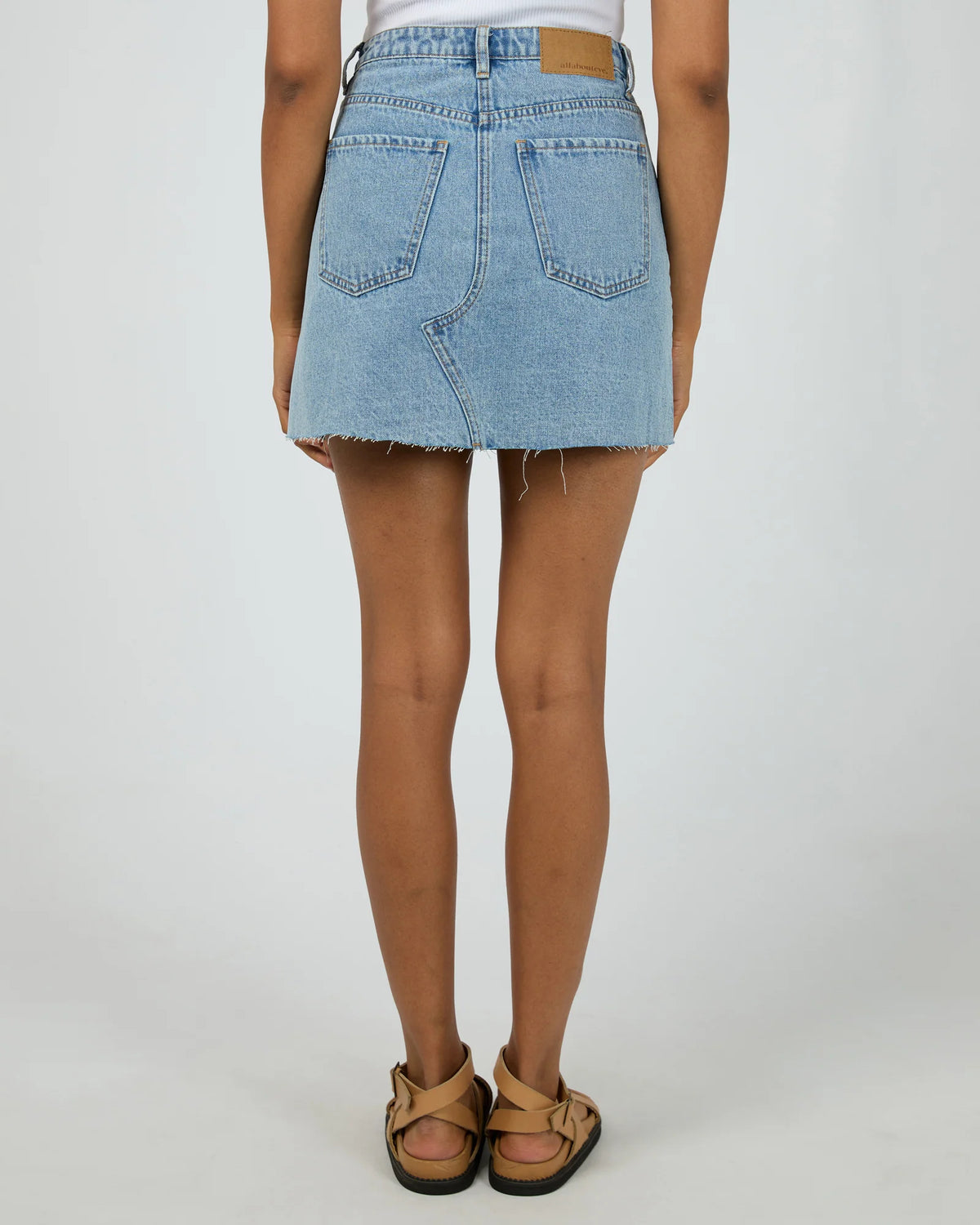 allabouteve Margot Denim Skirt