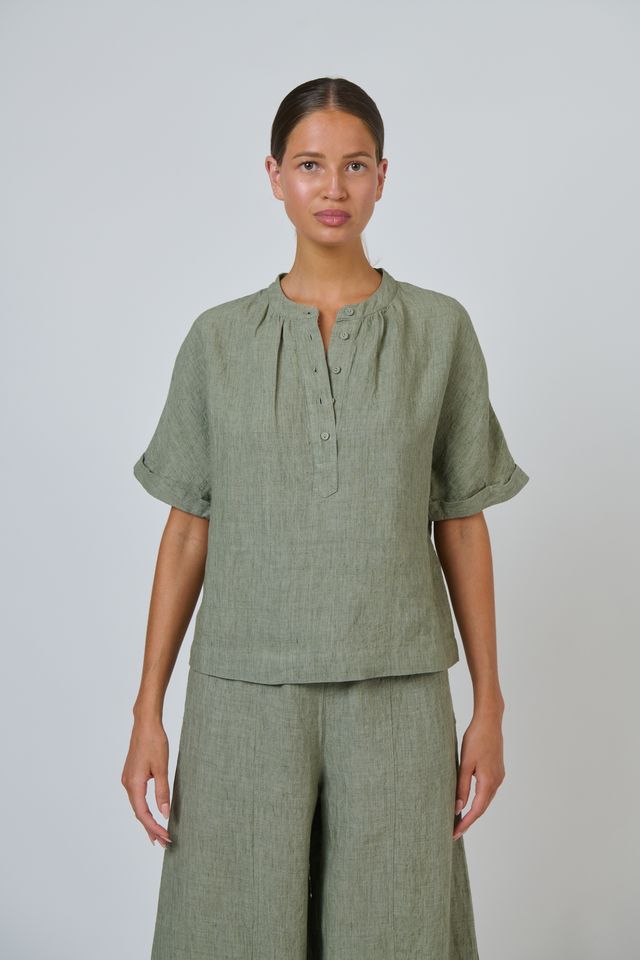 Naturals Linen Top - GA689