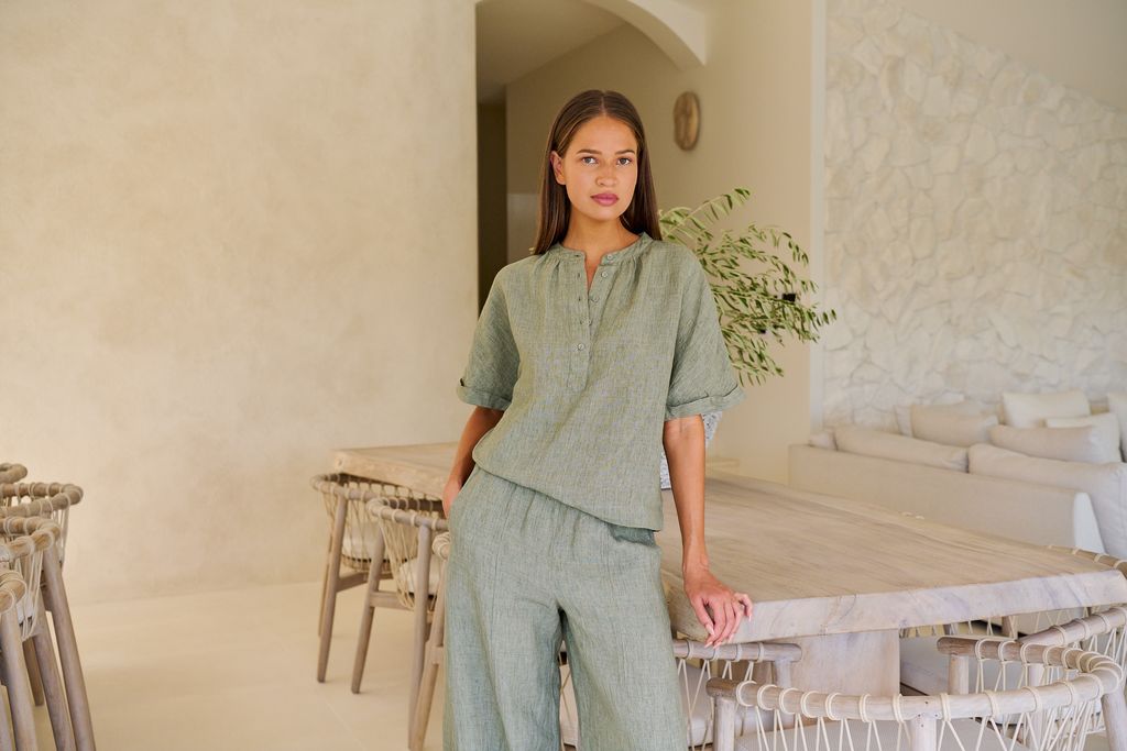 Naturals Linen Top - GA689