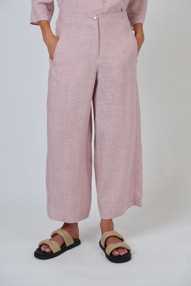 Naturals Wide-Leg Linen Pants - GA698