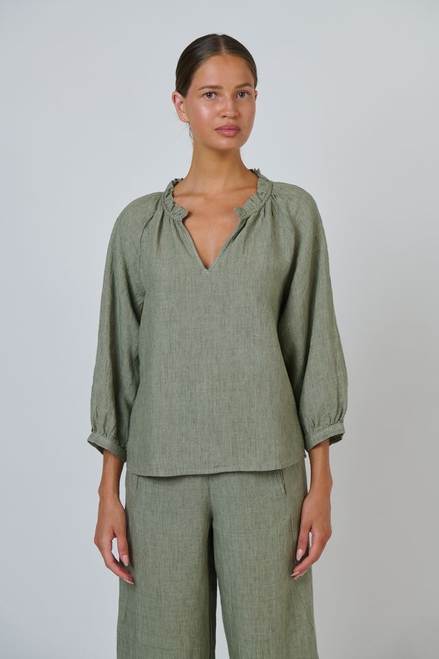 Naturals Linen Blouse - GA588