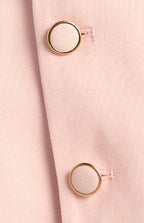 Style State Asymmetrical Gold Accent Button Vest Dress