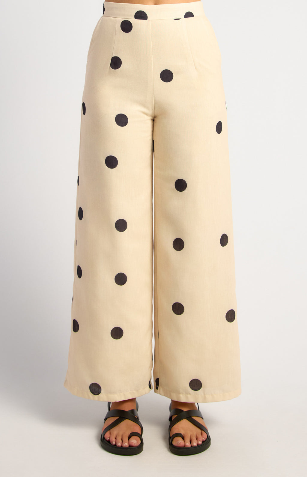 Style State Polka dot tie back top and pants set