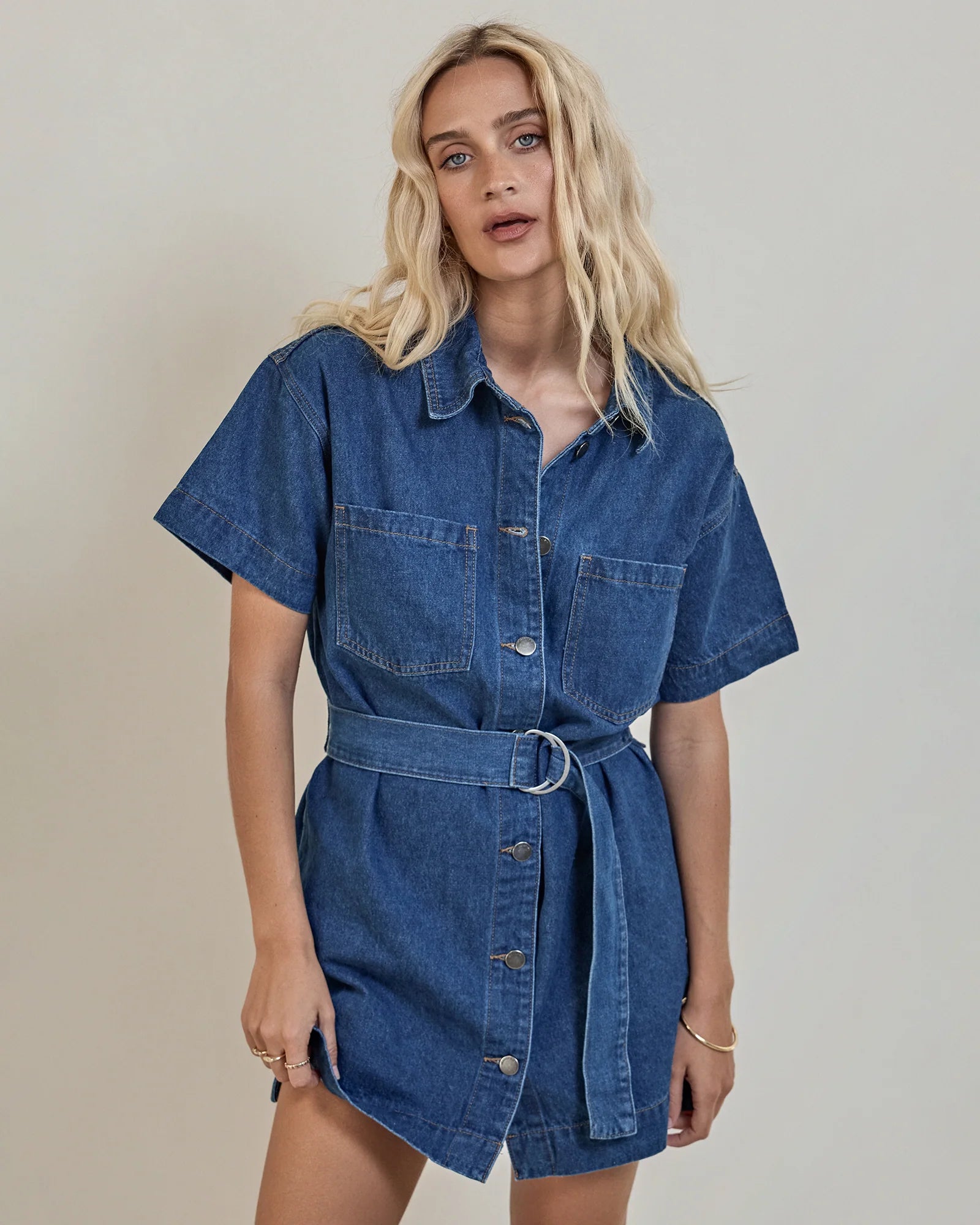 All about eve sunny denim dress
