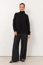 Adorne Tegan Cable Knit Jumper