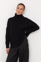Adorne Tegan Cable Knit Jumper