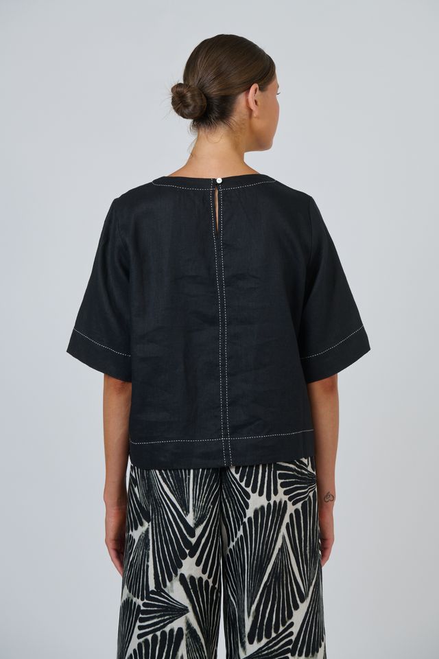 Naturals Linen Top - GA724A