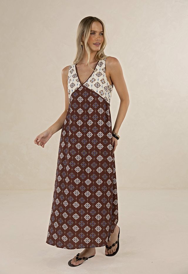 Humidity Vintage Tales Maxi Dress