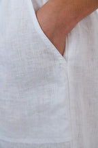 S26-GA477 Natural Summer Linen Shorts