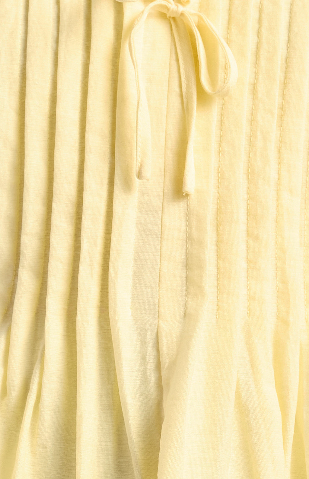 Style State Front Tie Pleated Detail Top