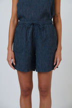 S26-GA477 Natural Summer Linen Shorts