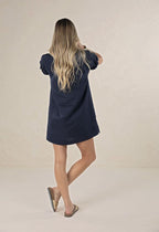 Humidity Hustle Linen Shirt Dress